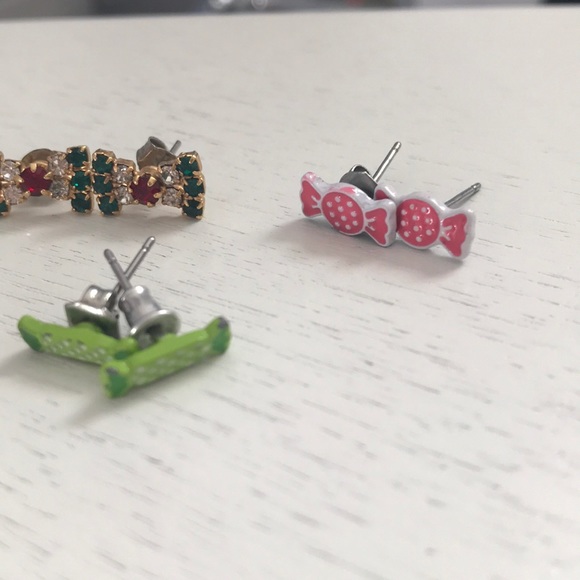 Set of 7 candy earrings - Picture 4 of 4